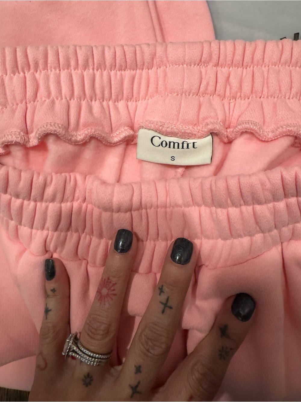 Comfrt Pastel Airplane Mode Travel Sweatpants Brand New - Picture 4 of 4